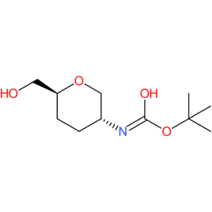 tert-Butyl ((3R,6S)-6-(hydroxymethyl)tetrahydro-2H-pyran-3-yl)carbamate
