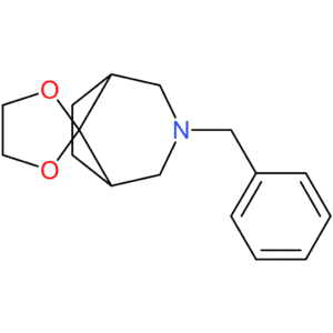 3-Benzyl-3-azaspiro[bicyclo[3.2.1]octane-8,2′-[1,3]dioxolane]