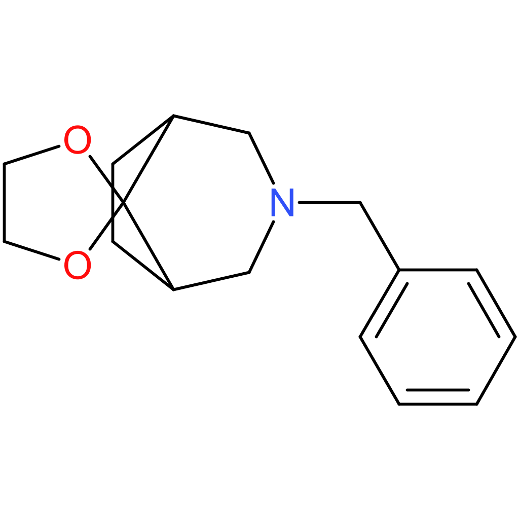 3-Benzyl-3-azaspiro[bicyclo[3.2.1]octane-8,2′-[1,3]dioxolane]