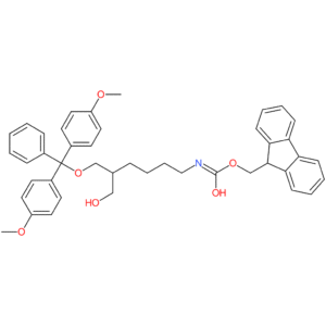 (9H-Fluoren-9-yl)methyl (6-(bis(4-methoxyphenyl)(phenyl)methoxy)-5-(hydroxymethyl)hexyl)carbamate