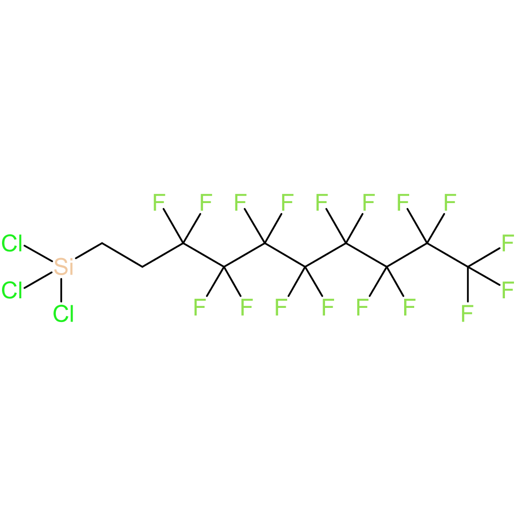 Trichloro(1H,1H,2H,2H-heptadecafluorodecyl)silane ,