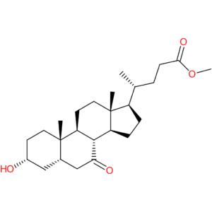(R)-Methyl 4-((3R,5S,8R,9S,10S,13R,14S,17R)-3-hydroxy-10,13-dimethyl-7-oxohexadecahydro-1H-cyclopenta[a]phenanthren-17-yl)pentanoate