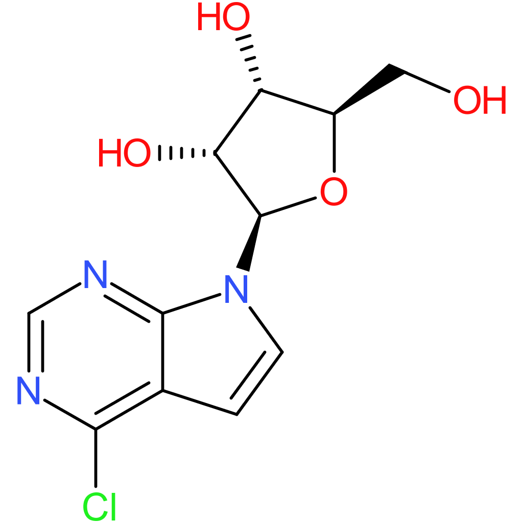 6-Chloro-7-deazapurine-?-D-riboside