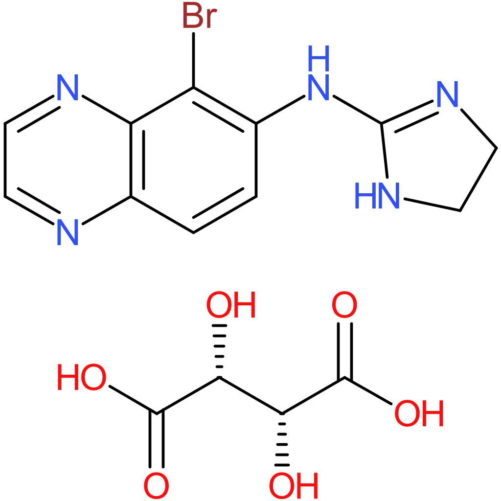 Brimonidine tartarate