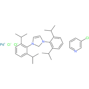(1,3-Bis(2,6-diisopropylphenyl)imidazolidene) ( 3-chloropyridyl) palladium(II) dichloride