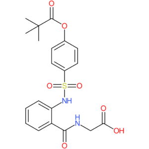 (2-((4-(Pivaloyloxy)phenyl)sulfonamido)benzoyl)glycine