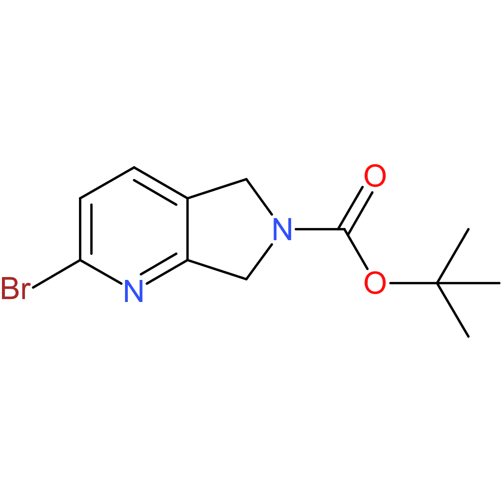 6H-Pyrrolo[3,4-b]pyridine-6-carboxylic acid, 2-bromo-5,7-dihydro-, 1,1-dimethylethyl ester