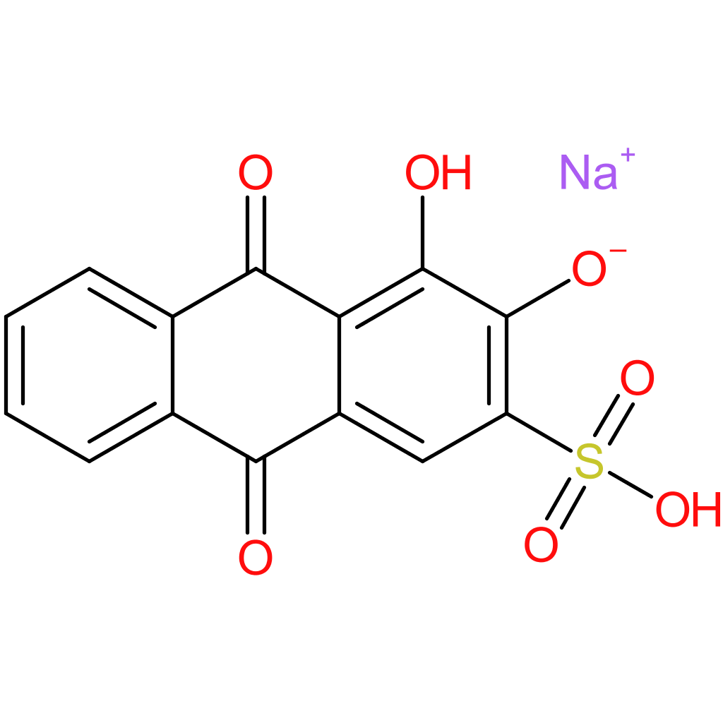 Sodium 3,4-dihydroxy-9,10-dioxo-9,10-dihydroanthracene-2-sulfonate