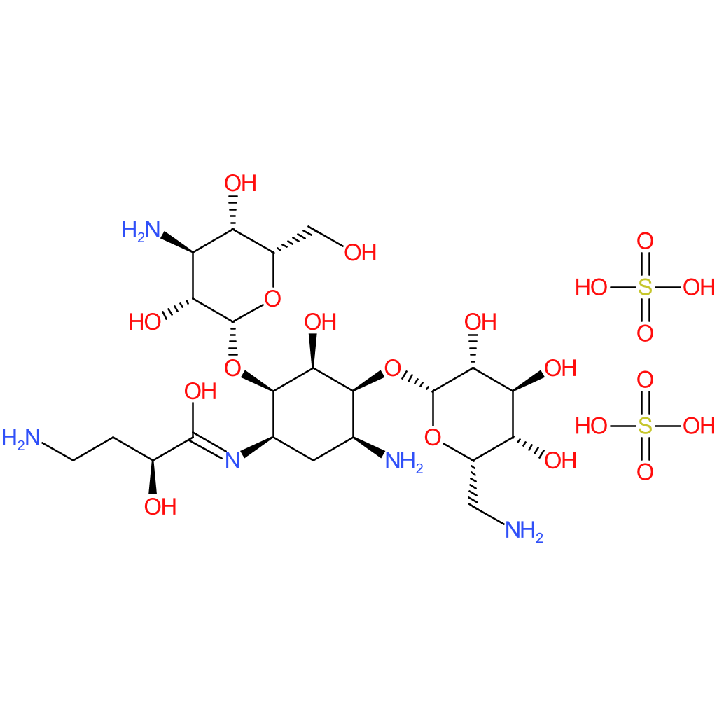Amikacin sulfate salt