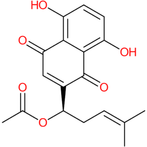 (R)-1-(5,8-Dihydroxy-1,4-dioxo-1,4-dihydronaphthalen-2-yl)-4-methylpent-3-en-1-yl acetate