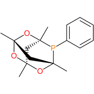 1,3,5,7-Tetramethyl-8-phenyl-2,4,6-trioxa-8-phosphaadamantane,  MeCgPPh