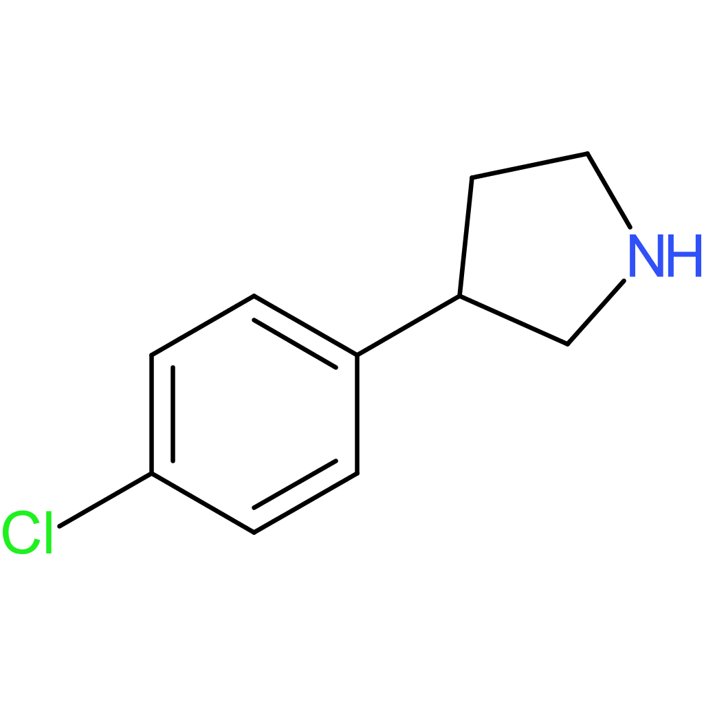 3-(4-chlorophenyl)pyrrolidine