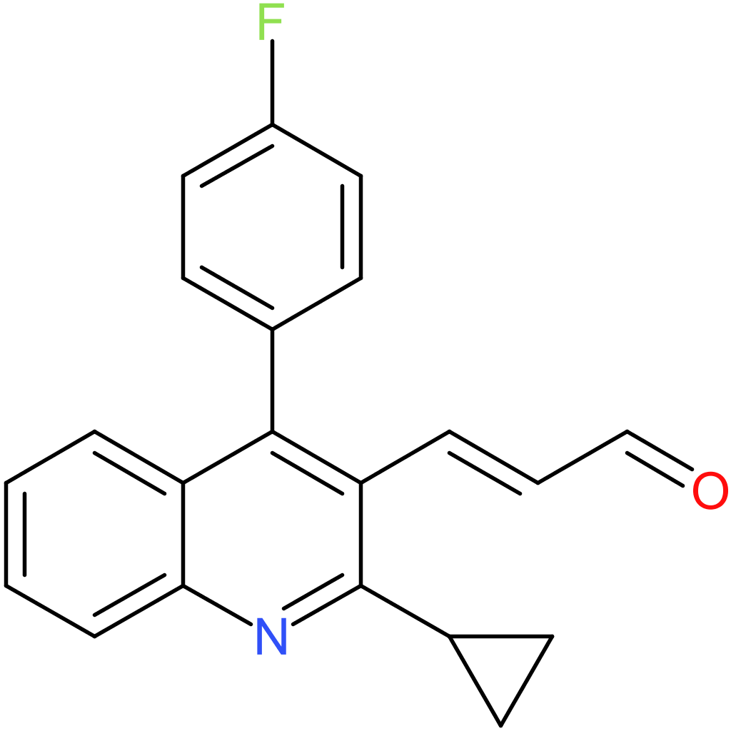(E)-3-(2-Cyclopropyl-4-(4-fluorophenyl)quinolin-3-yl)acrylaldehyde