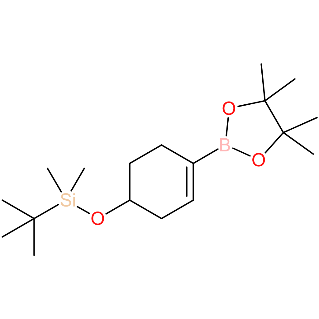 tert-Butyldimethyl((4-(4,4,5,5-tetramethyl-1,3,2-dioxaborolan-2-yl)cyclohex-3-en-1-yl)oxy)silane