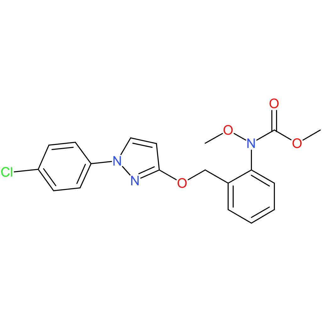Methyl (2-(((1-(4-chlorophenyl)-1H-pyrazol-3-yl)oxy)methyl)phenyl)(methoxy)carbamate