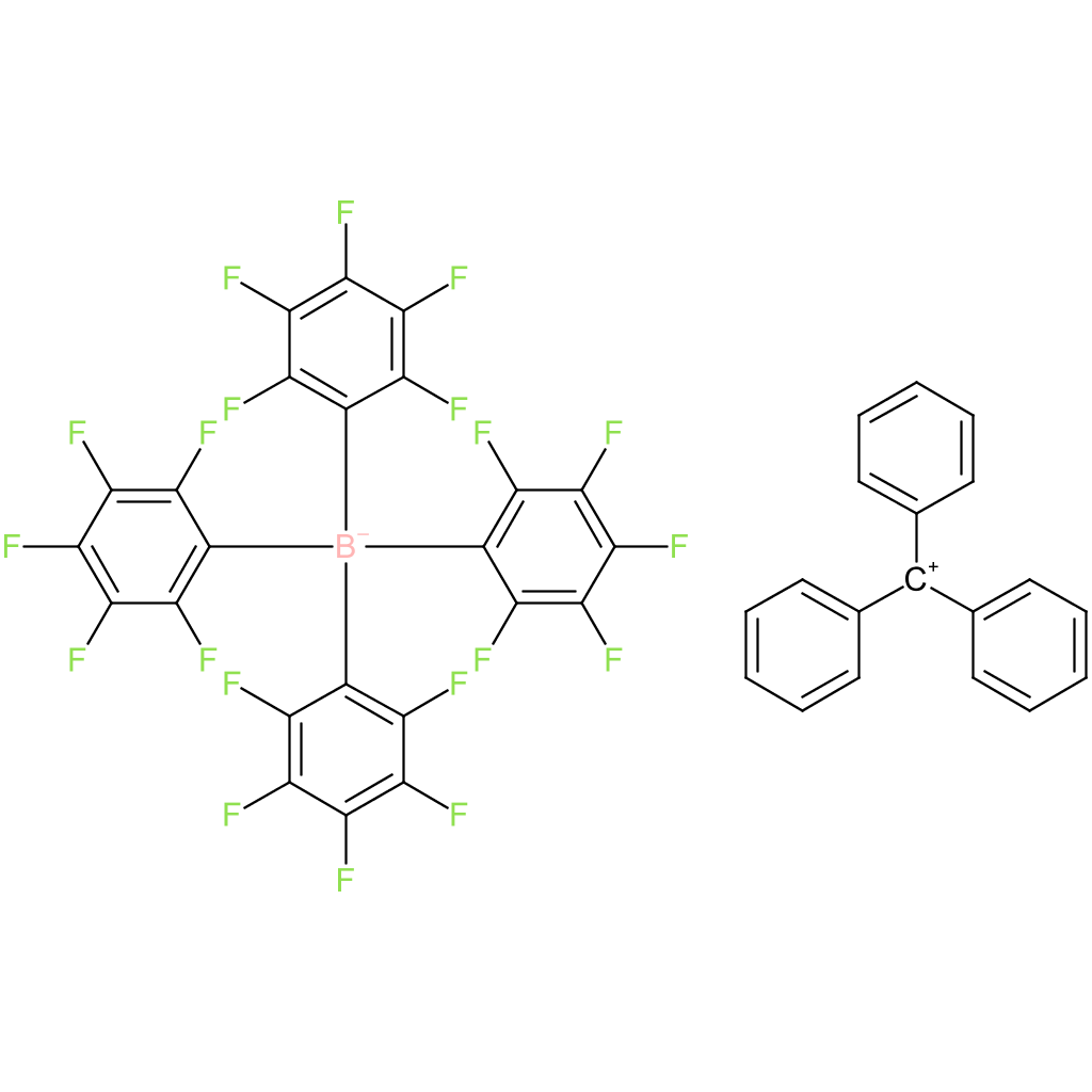 Triphenylmethylium tetrakis(perfluorophenyl)borate