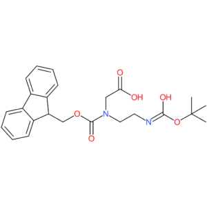 Fmoc-N-(N-b-Boc-aminoethyl)-Gly-OH