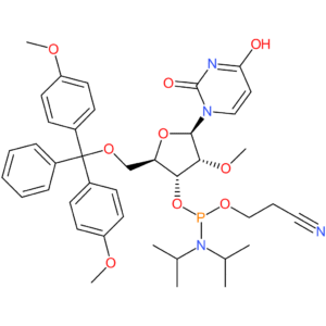 5-O-(4,4-Dimethoxytrityl)-2-O-methyluridine-3-(2-cyanoethyl-N,N-diisopropyl)phosphoramidite