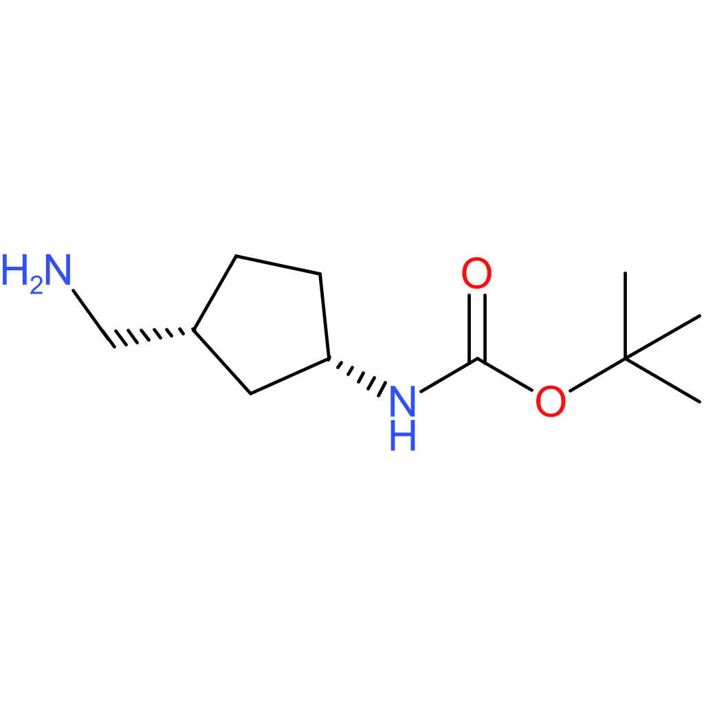 tert-Butyl ((1S,3R)-3-(aminomethyl)cyclopentyl)carbamate