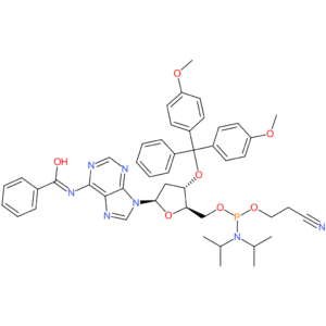 N6-Benzoyl-3′-O-(4,4′-dimethoxytrityl)-2′-deoxyadenosine-5′-cyanoethyl Phosphoramidite