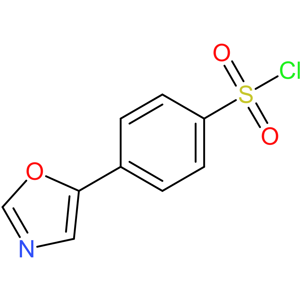 4-(Oxazol-5-yl)benzene-1-sulfonyl chloride
