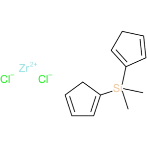 Dimethylbis(cyclopentadienyl)silyl zirconium dichloride, min.