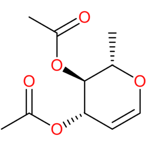 (2S,3S,4S)-2-Methyl-3,4-dihydro-2H-pyran-3,4-diyl diacetate