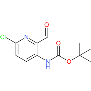 3-(Boc-amino)-6-chloro-2-formylpyridine