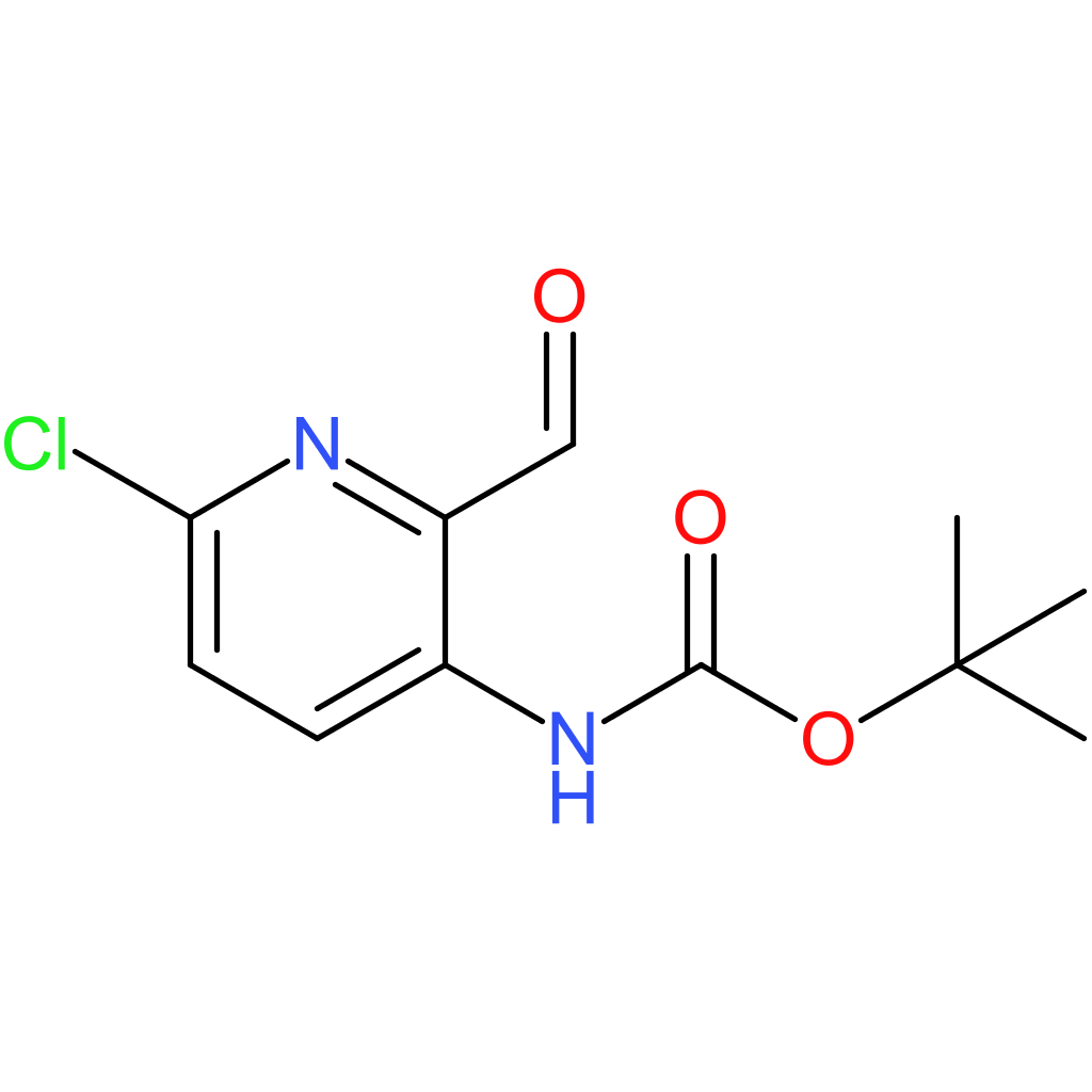 3-(Boc-amino)-6-chloro-2-formylpyridine