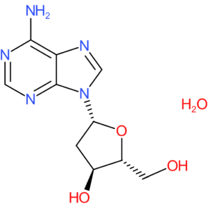 (2R,3S,5R)-5-(6-Amino-9H-purin-9-yl)-2-(hydroxymethyl)tetrahydrofuran-3-ol hydrate