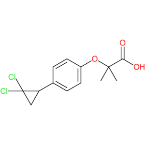 2-(4-(2,2-Dichlorocyclopropyl)phenoxy)-2-methylpropanoic acid