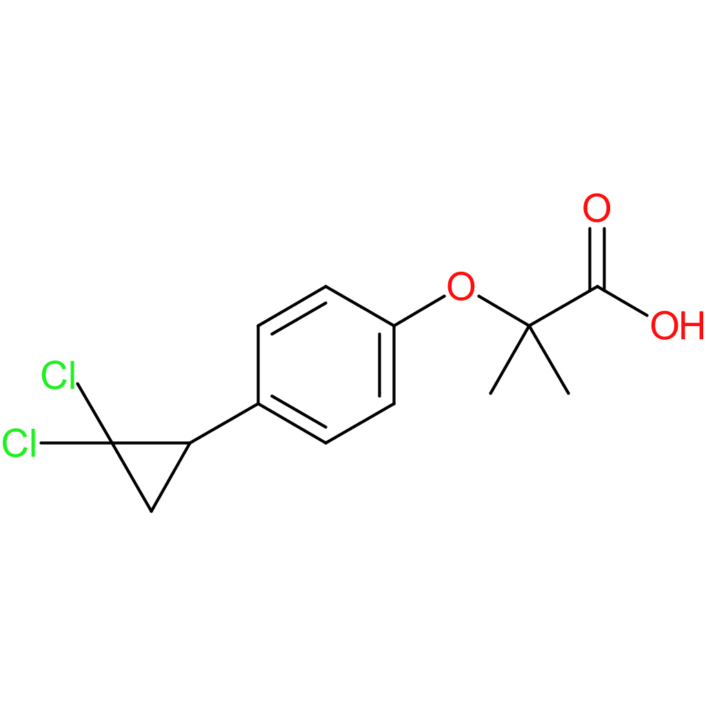 2-(4-(2,2-Dichlorocyclopropyl)phenoxy)-2-methylpropanoic acid