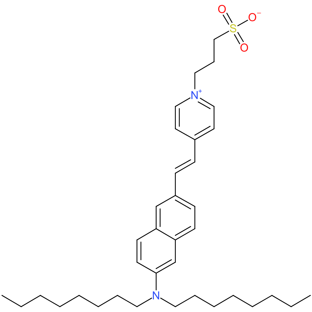 Pyridinium,4-[2-[6-(dioctylamino)-2-naphthalenyl]ethenyl]-1-(3-sulfopropyl)-, inner salt