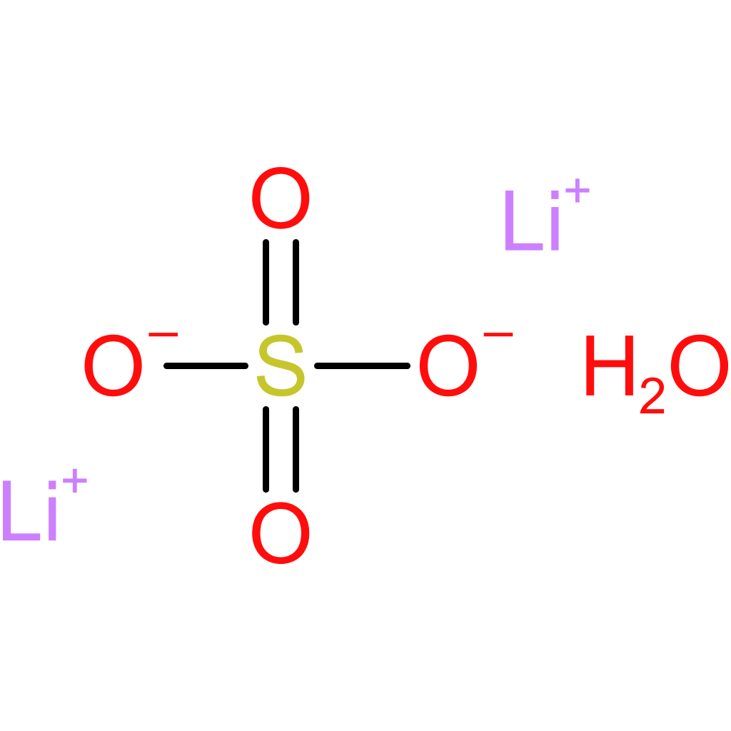 Lithium sulfate monohydrate