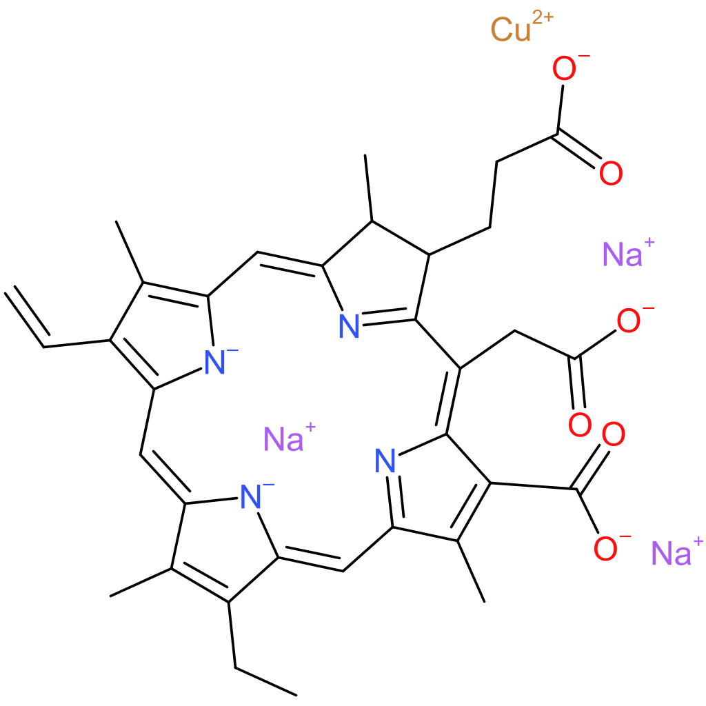 Chlorophyllin sodium copper salt