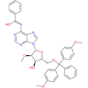 N-(9-((2R,3R,4R,5R)-5-((Bis(4-methoxyphenyl)(phenyl)methoxy)methyl)-4-hydroxy-3-methoxytetrahydrofuran-2-yl)-9H-purin-6-yl)benzamide