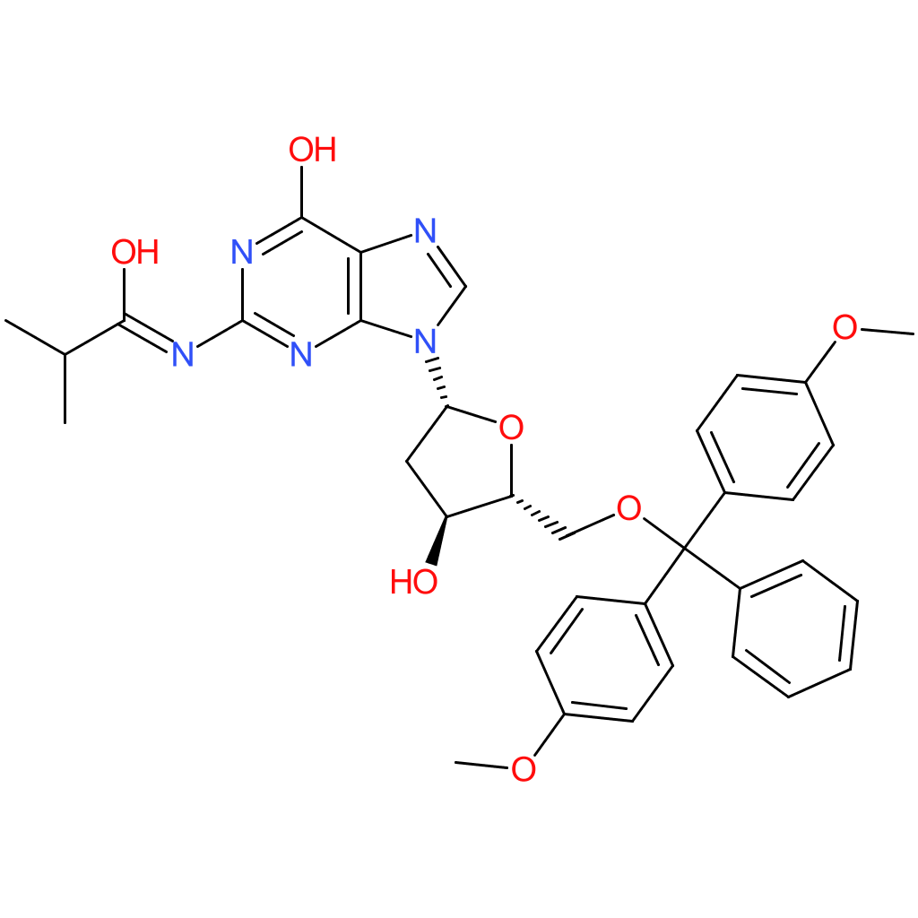 N2-Isobutyryl-5-O-(4,4-dimethoxytrityl)-2-deoxyguanosine
