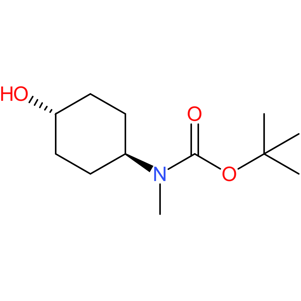 trans-(4-Hydroxy-cyclohexyl)-methyl-carbamic acid tert-butyl ester