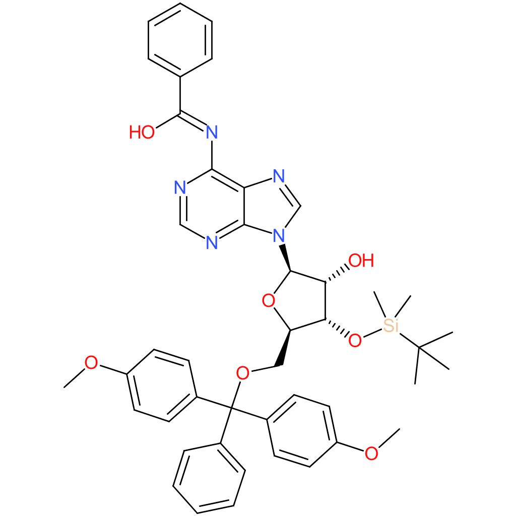 N6-Benzoyl-3-O-t-butyldiMethylsilyl-5-O-(4,4-diMethoxytrityl)-adenosine