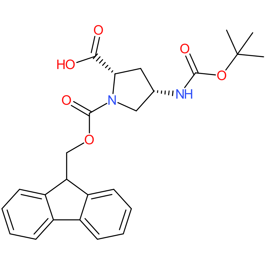 Boc-(2S,4S)-4-amino-1-Fmoc-pyrrolidine-2-carboxylicAcid