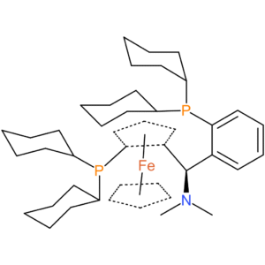 (S)-(-)-[(S)-2-Dicyclohexylphosphinoferrocenyl](N,N-dimethylamino)(2-dicyclohexylphosphinophenyl)methane