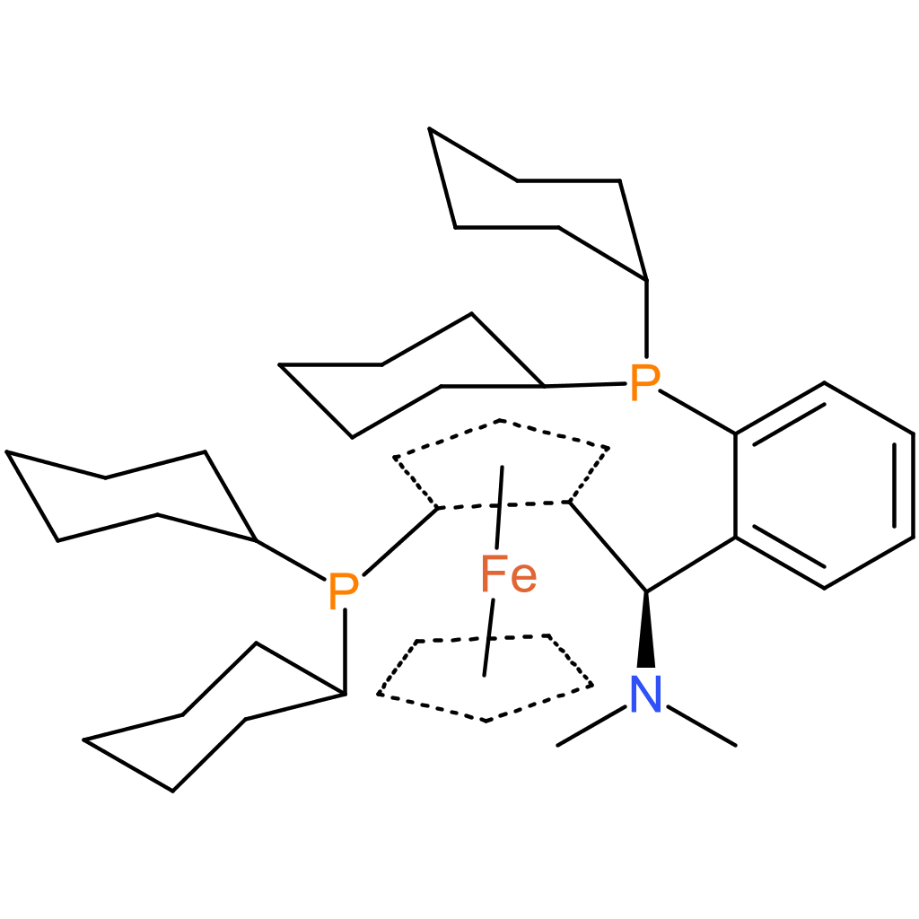 (S)-(-)-[(S)-2-Dicyclohexylphosphinoferrocenyl](N,N-dimethylamino)(2-dicyclohexylphosphinophenyl)methane