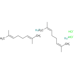 Dichlorodi-mu-chlorobis[(1,2,3,6,7,8-eta-2,7-dimethyl-2,6-octadiene-1,8-diyl]diruthenium(IV)