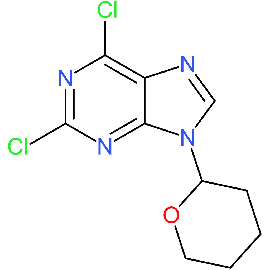2,6-dichloro-9-(tetrahydro-2H-pyran-2-yl)-9H-purine