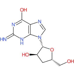 2-Amino-9-((2R,3R,5S)-3-hydroxy-5-(hydroxymethyl)tetrahydrofuran-2-yl)-1H-purin-6(9H)-one