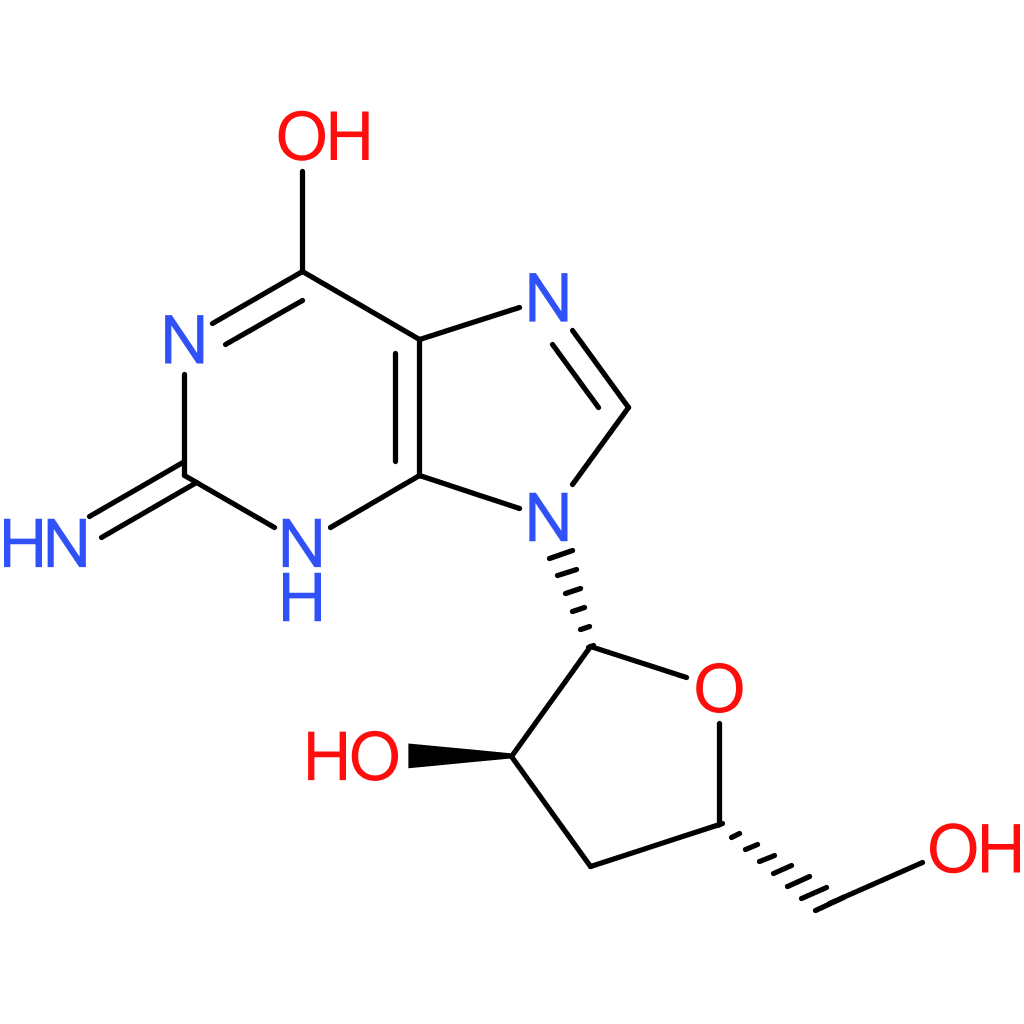2-Amino-9-((2R,3R,5S)-3-hydroxy-5-(hydroxymethyl)tetrahydrofuran-2-yl)-1H-purin-6(9H)-one