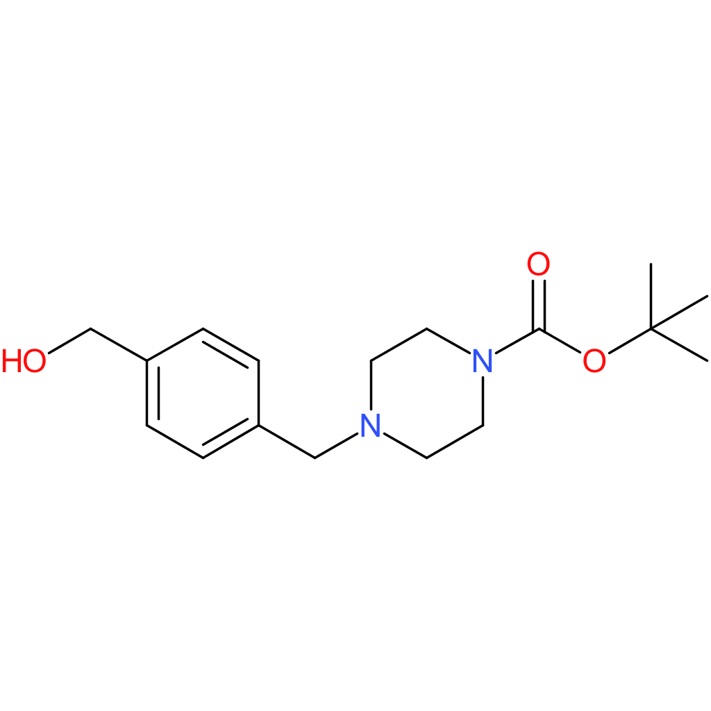 tert-Butyl 4-(4-(hydroxymethyl)benzyl)piperazine-1-carboxylate