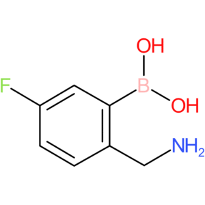 2-aminomethyl-5-fluorophenyl-boronic acid