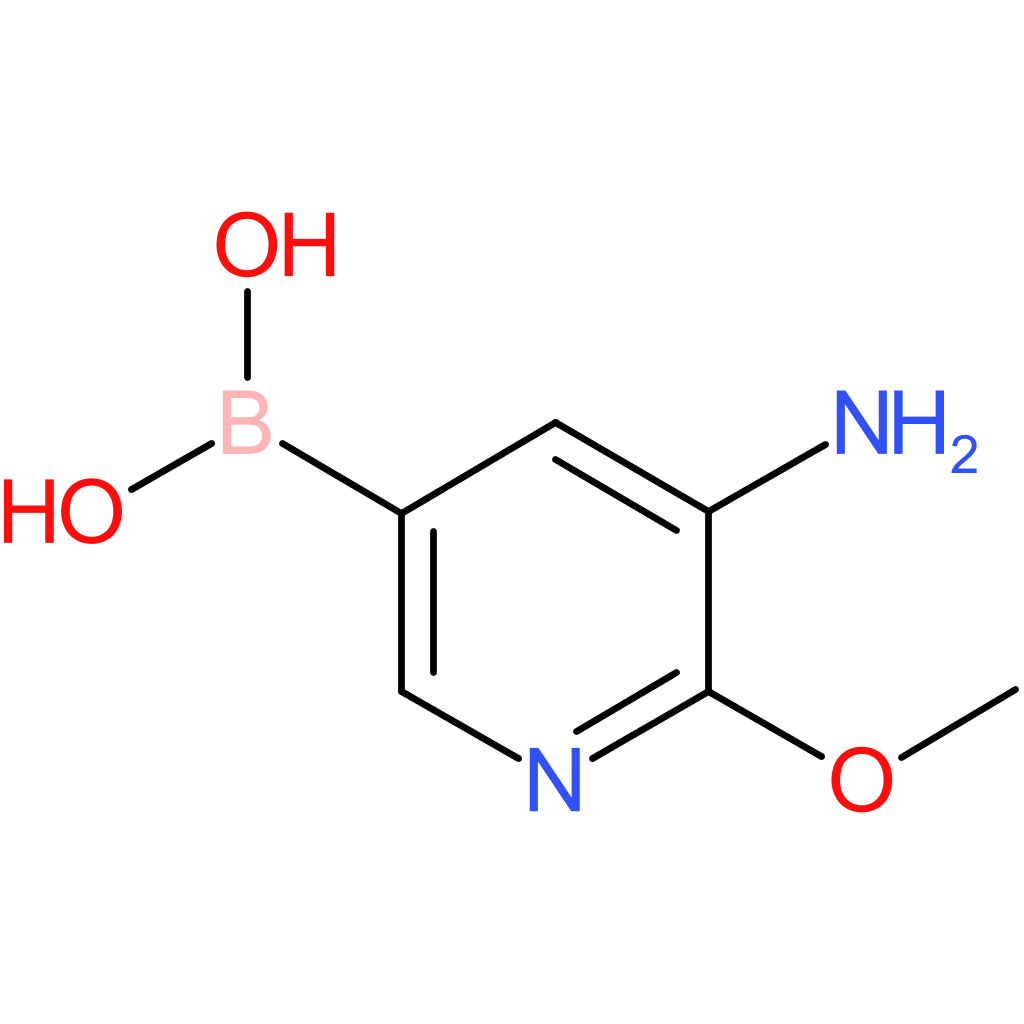 (5-amino-6-methoxypyridin-3-yl)boronic acid