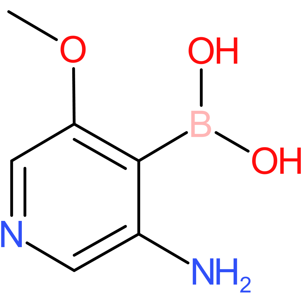 (3-amino-5-methoxypyridin-4-yl)boronic acid